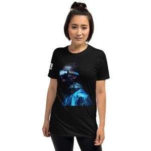 Black blue cyber man: Short-Sleeve Unisex T-Shirt