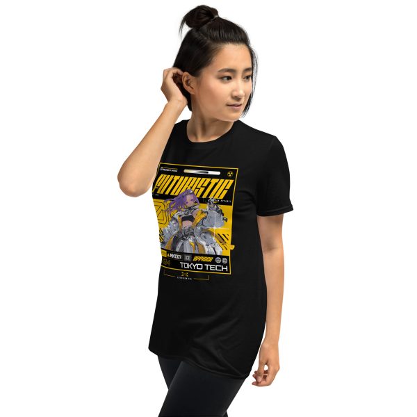 Gnosis Cyber Futuristic Yellow A01: Short-Sleeve Unisex T-Shirt - Image 3