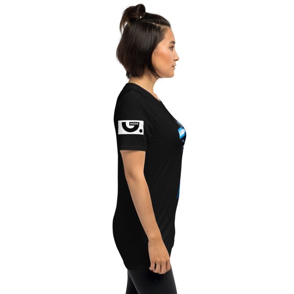 Black blue cyber man: Short-Sleeve Unisex T-Shirt - Image 6