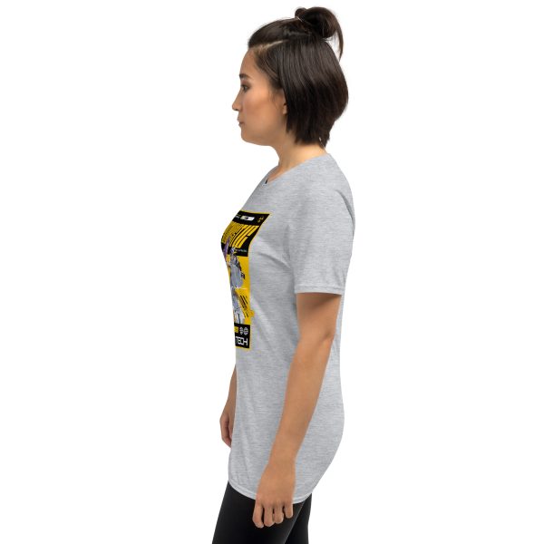 Gnosis Cyber Futuristic Yellow A01: Short-Sleeve Unisex T-Shirt - Image 11