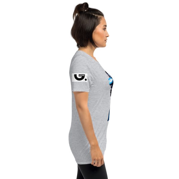 Black blue cyber man: Short-Sleeve Unisex T-Shirt - Image 12