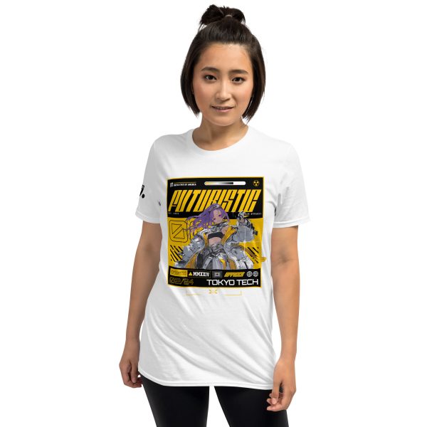 Gnosis Cyber Futuristic Yellow A01: Short-Sleeve Unisex T-Shirt - Image 13