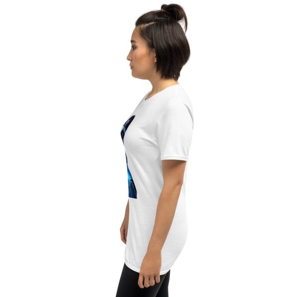 Black blue cyber man: Short-Sleeve Unisex T-Shirt - Image 17