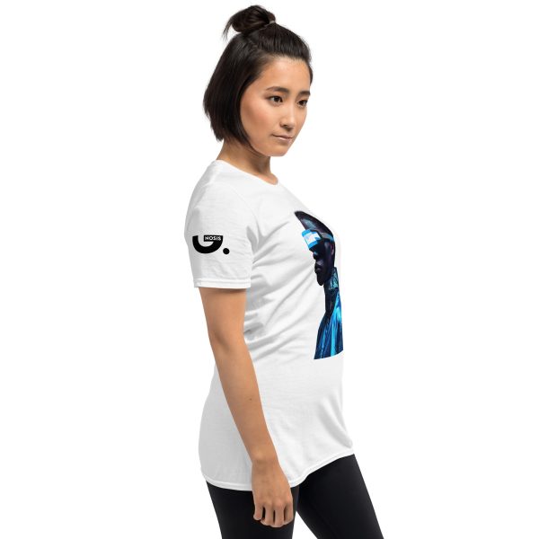 Black blue cyber man: Short-Sleeve Unisex T-Shirt - Image 14