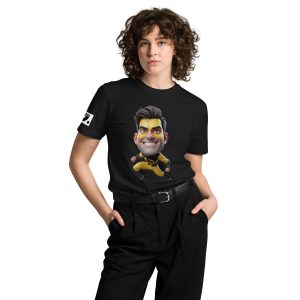 SuperBatman Yellow and Black A01: Unisex premium t-shirt