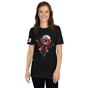 Halloween Guardians of the Galaxy StarLord 2 Guns A01: Short-Sleeve Unisex T-Shirt