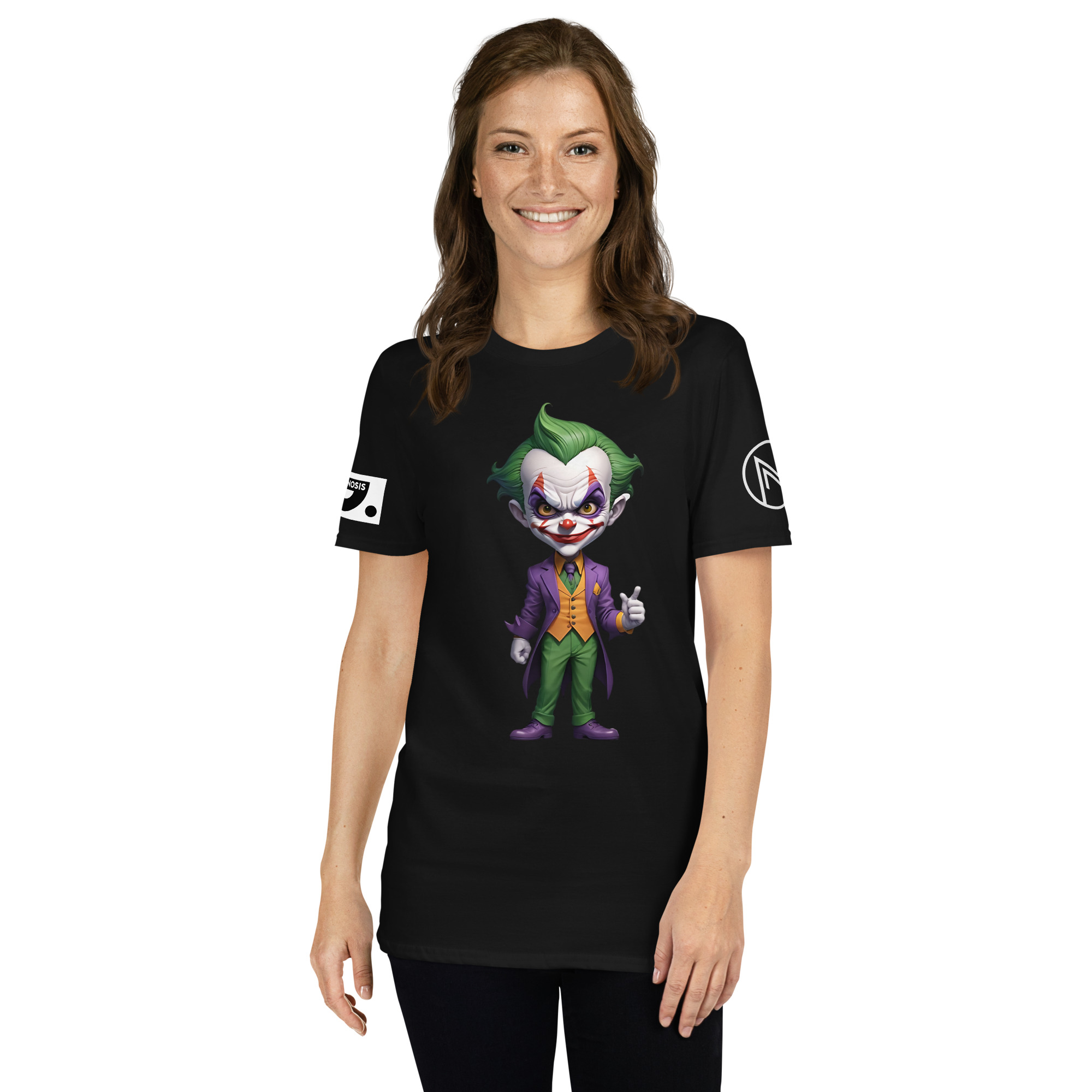 Halloween "Joker" A01: Short-Sleeve Unisex T-Shirt