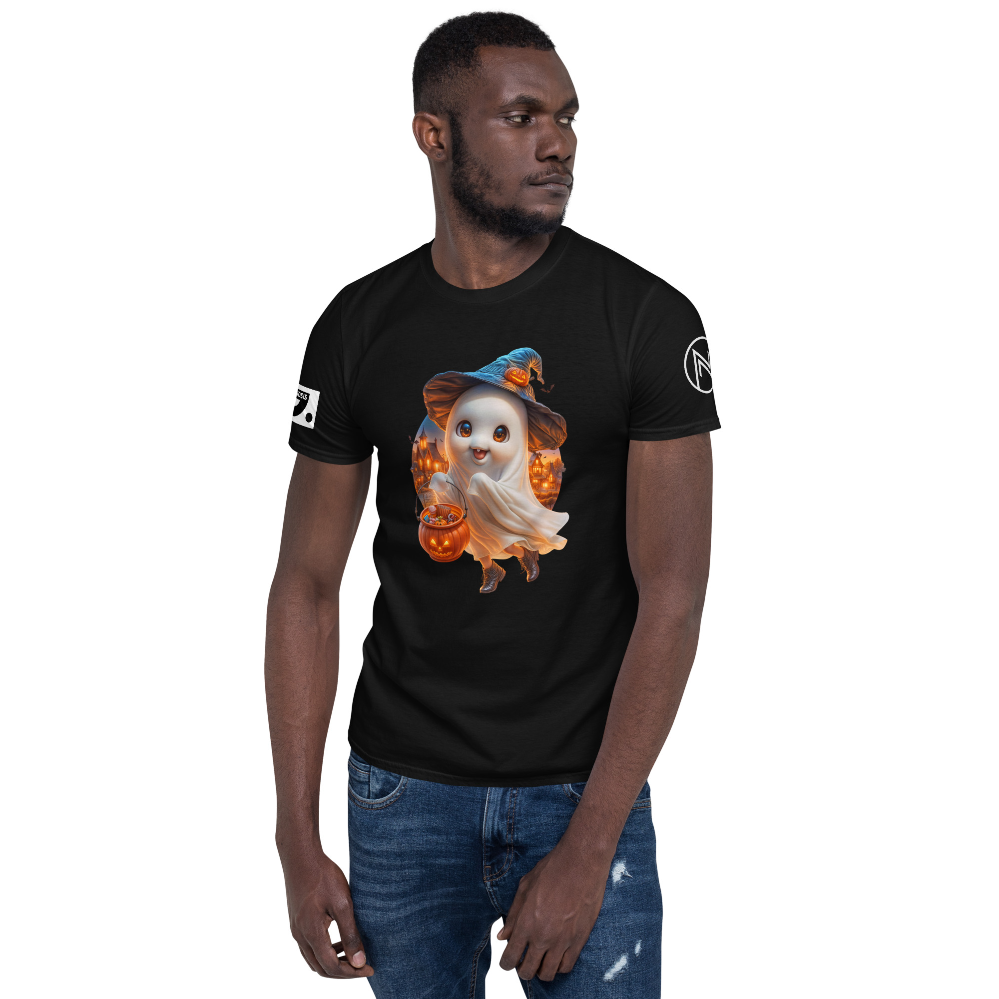 Halloween "Ghost" A01: Short-Sleeve Unisex T-Shirt