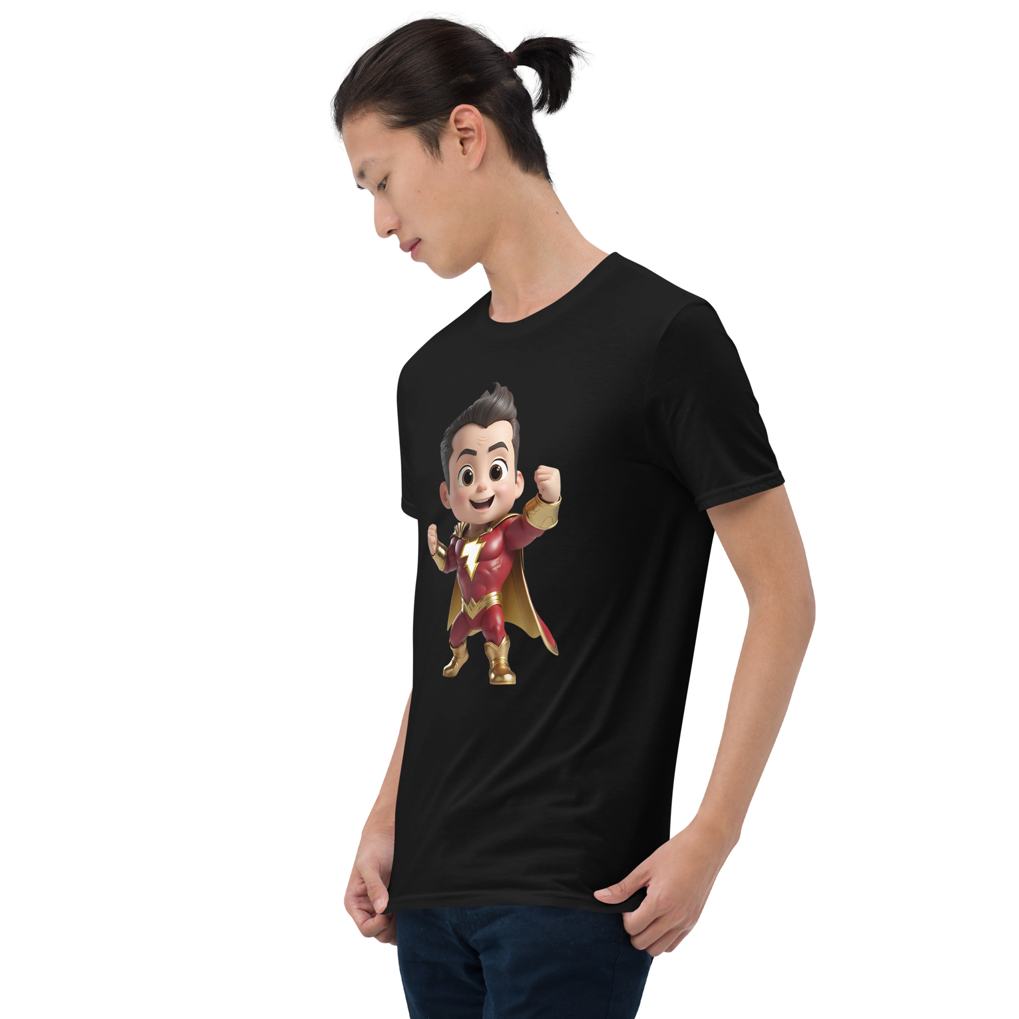 Halloween Shazam A01: Short-Sleeve Unisex T-Shirt - Image 4