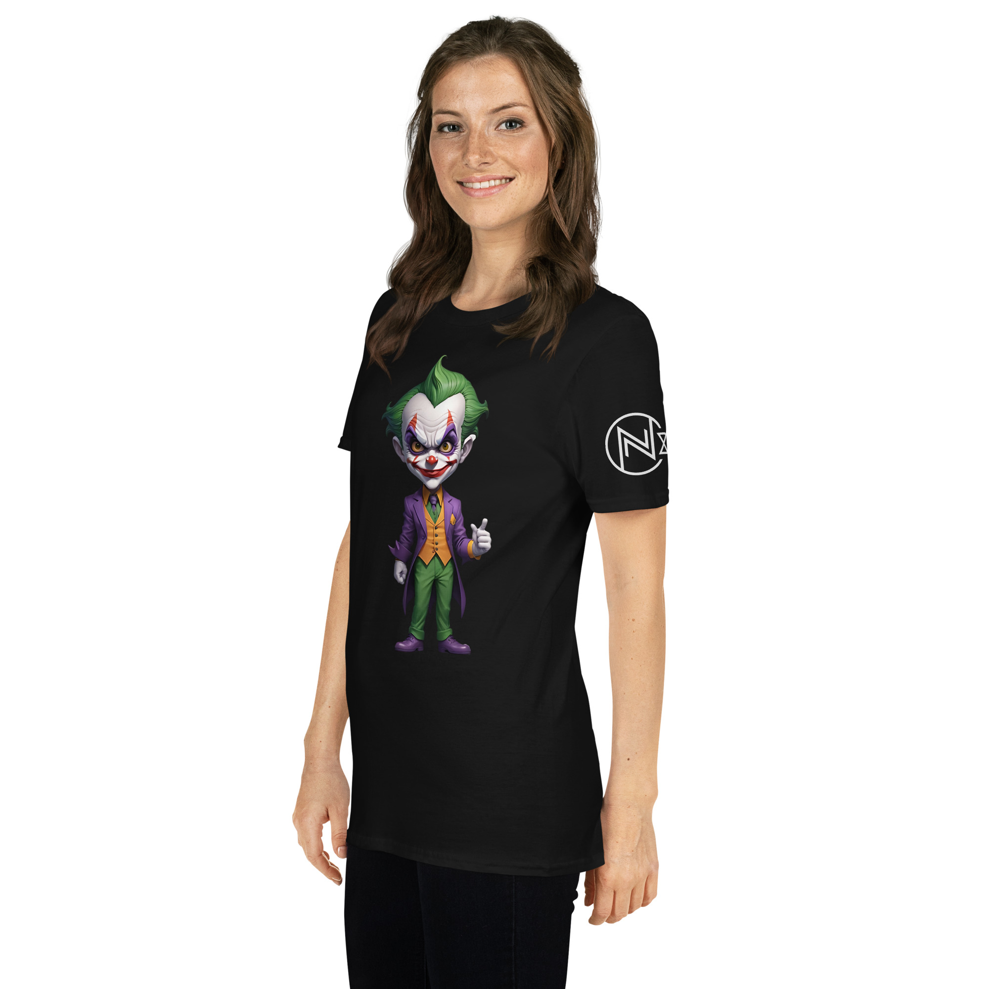Halloween "Joker" A01: Short-Sleeve Unisex T-Shirt - Image 4