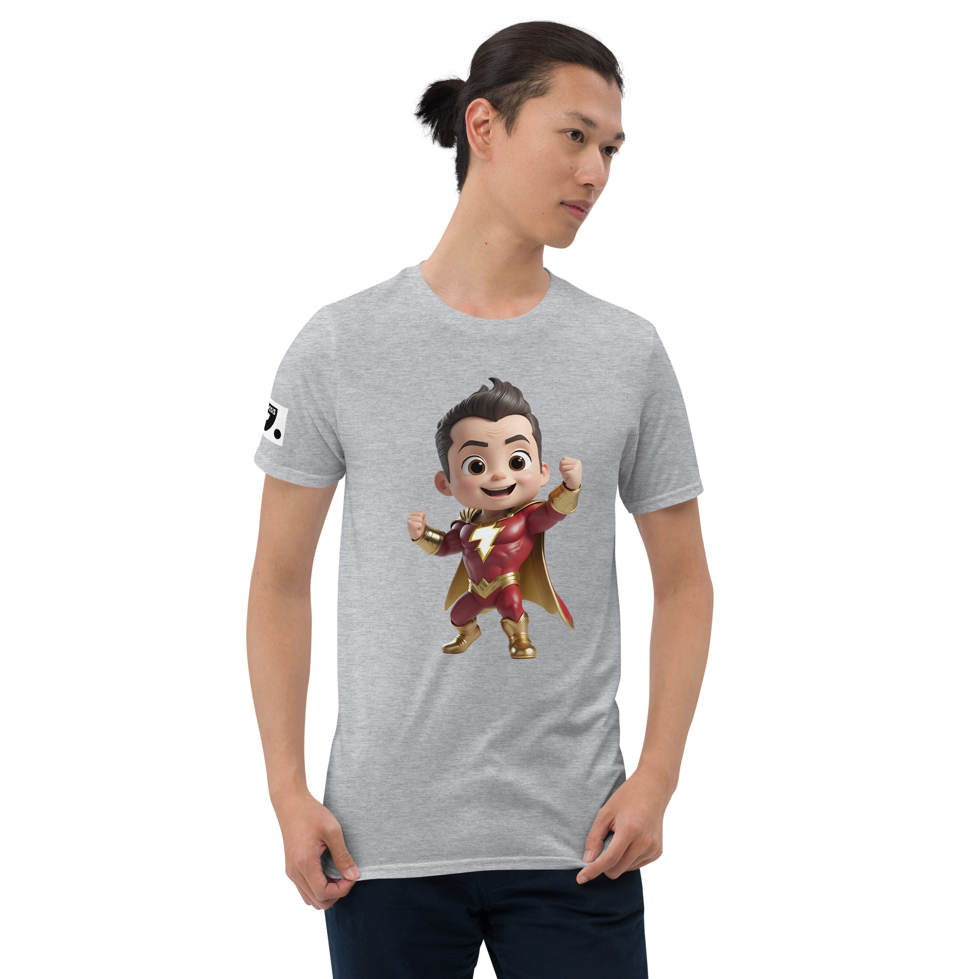 Halloween Shazam A01: Short-Sleeve Unisex T-Shirt - Image 7