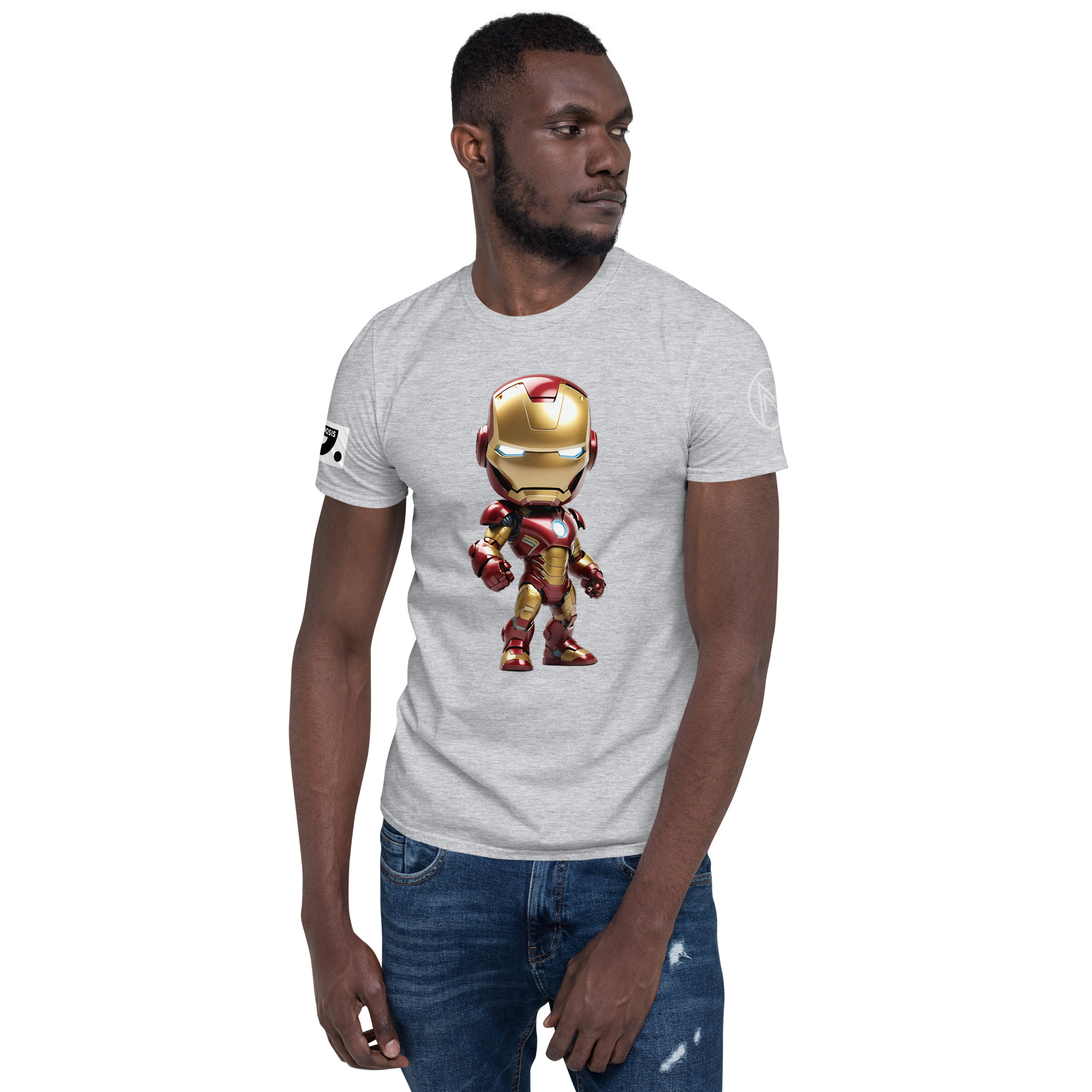 Halloween "IronMan" A01: Short-Sleeve Unisex T-Shirt - Image 7