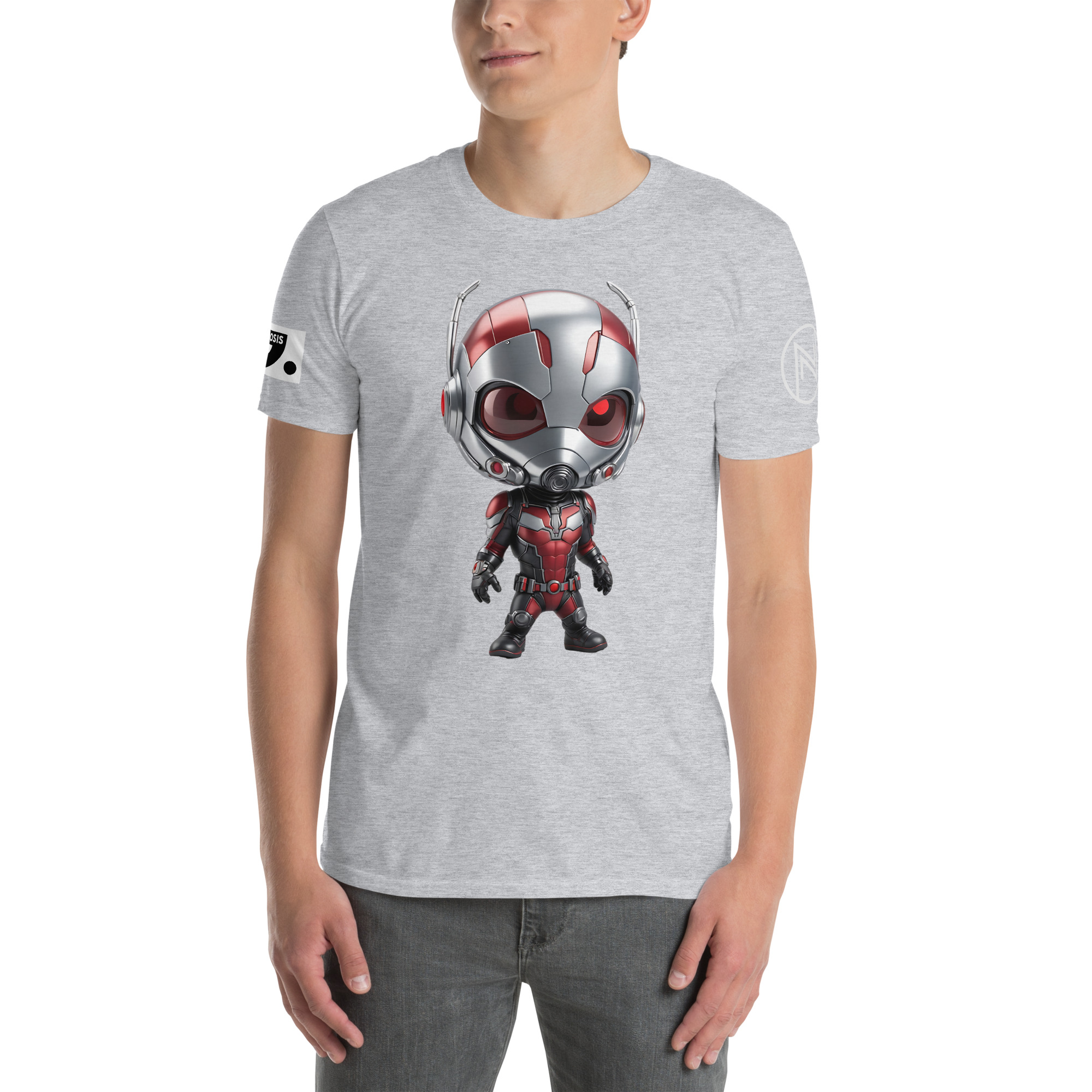 Halloween "Ant-Man" A02: Short-Sleeve Unisex T-Shirt - Image 7