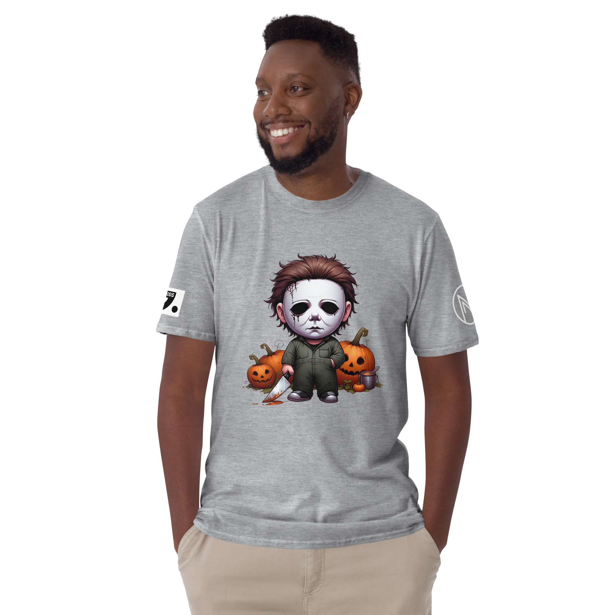 Halloween "Michael Myers" A01: Short-Sleeve Unisex T-Shirt - Image 4