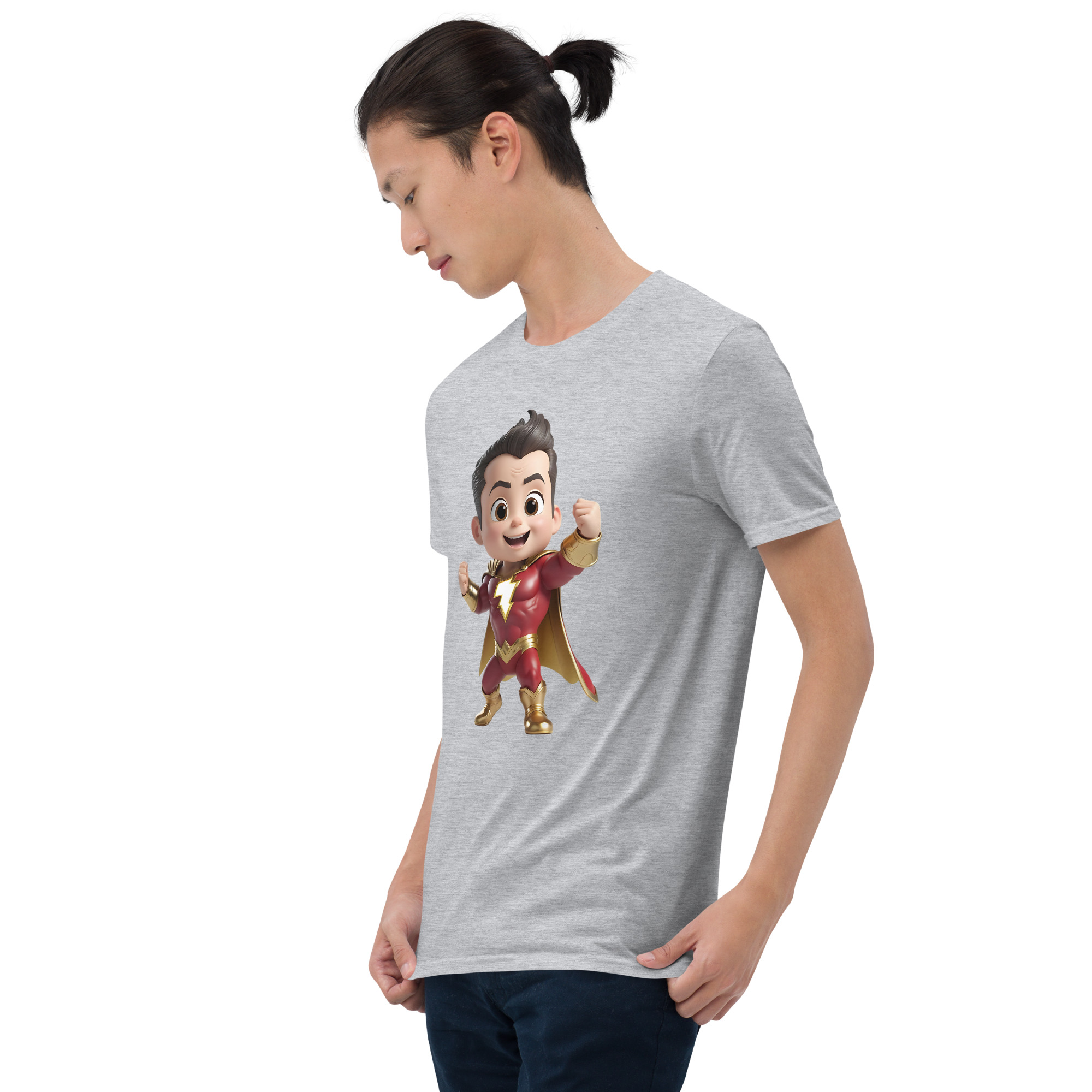 Halloween Shazam A01: Short-Sleeve Unisex T-Shirt - Image 10