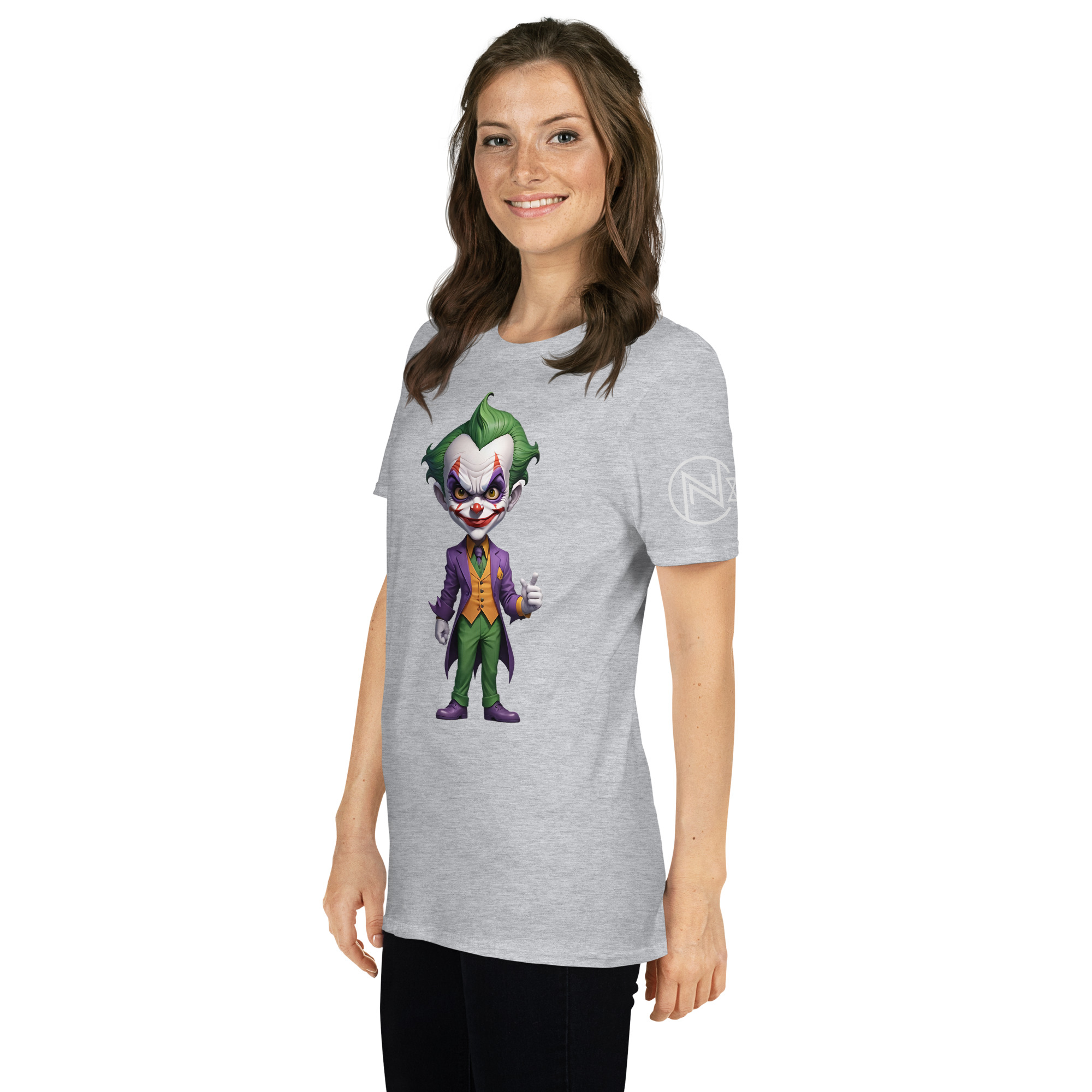 Halloween "Joker" A01: Short-Sleeve Unisex T-Shirt - Image 10