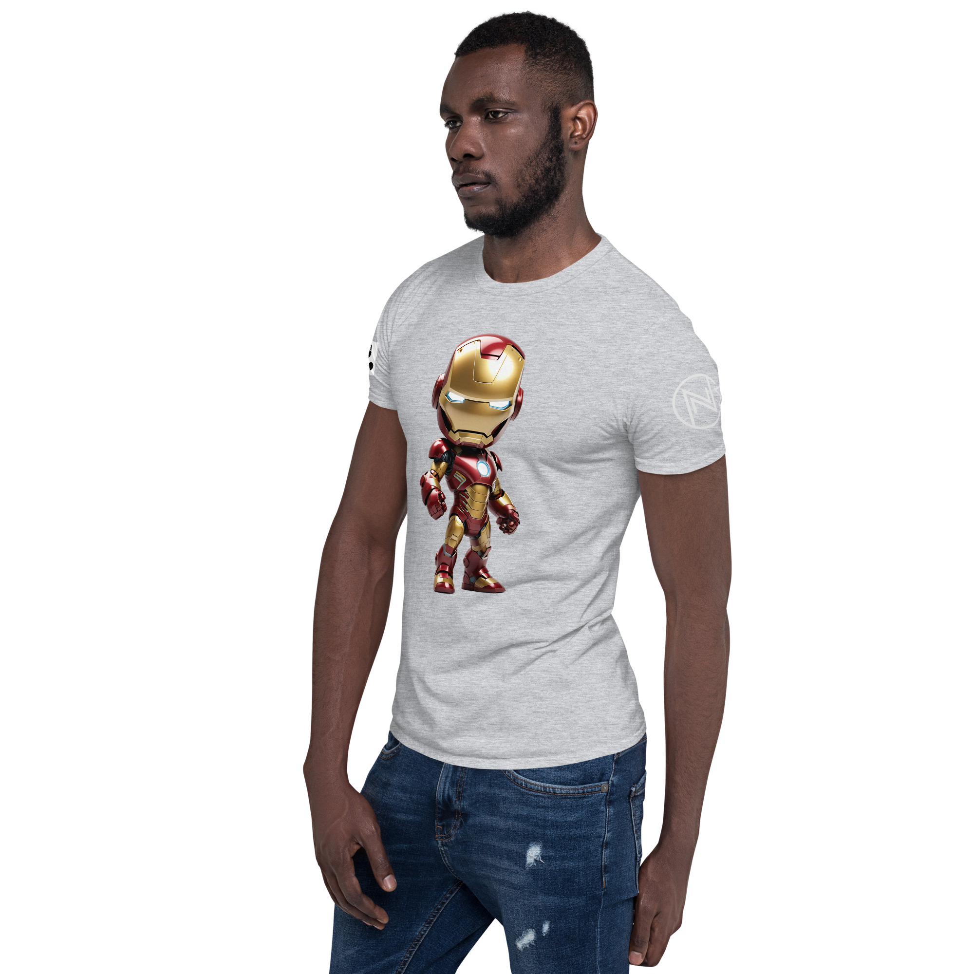Halloween "IronMan" A01: Short-Sleeve Unisex T-Shirt - Image 9