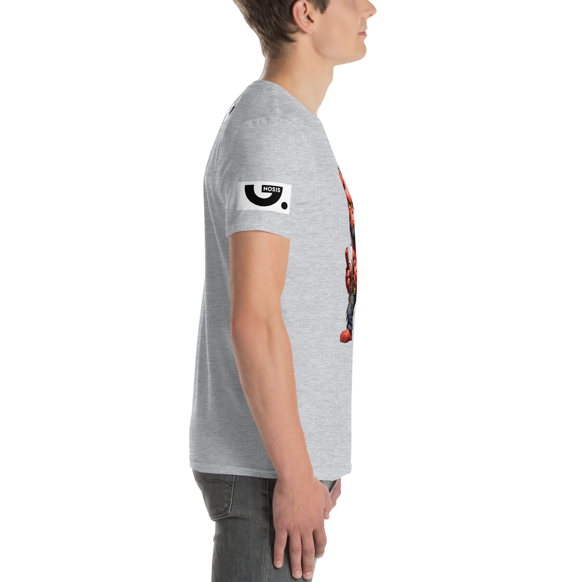 Halloween "HellBoy" A01: Short-Sleeve Unisex T-Shirt - Image 10