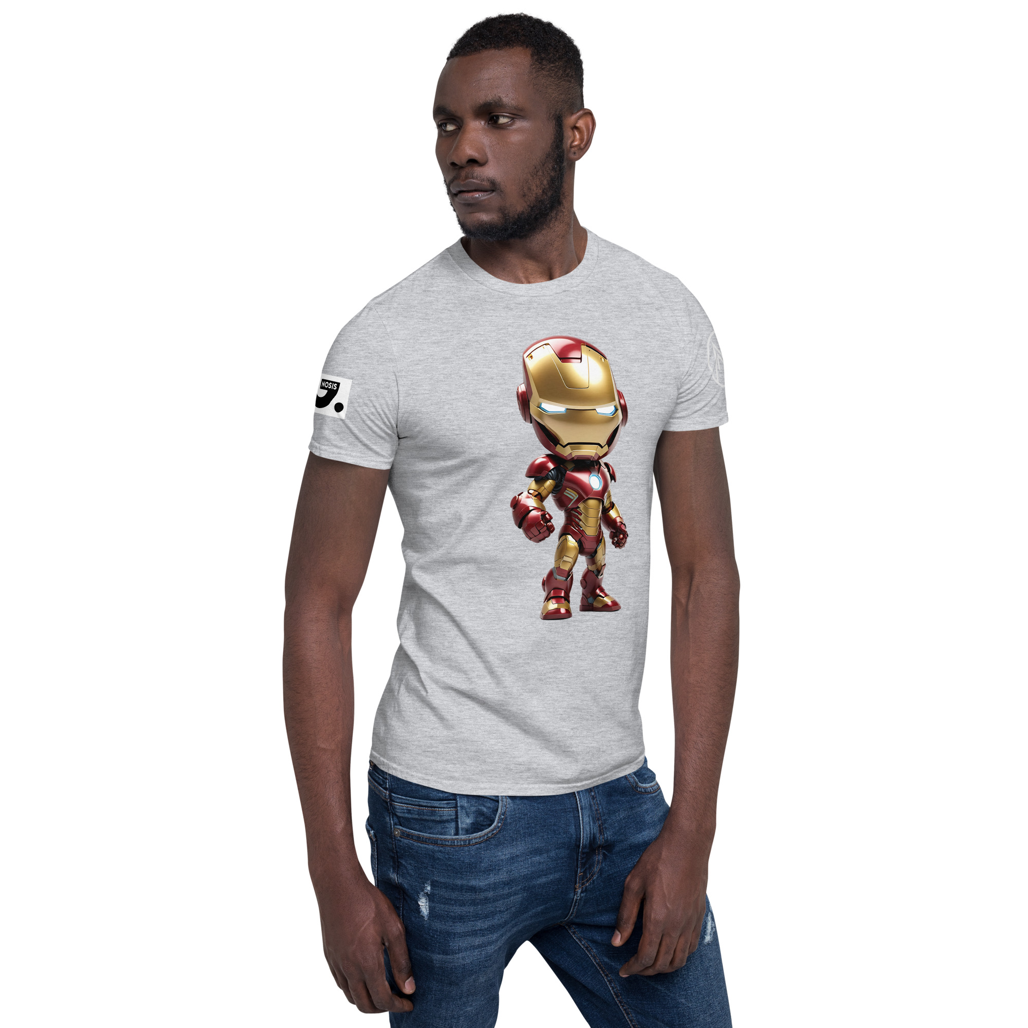 Halloween "IronMan" A01: Short-Sleeve Unisex T-Shirt - Image 8