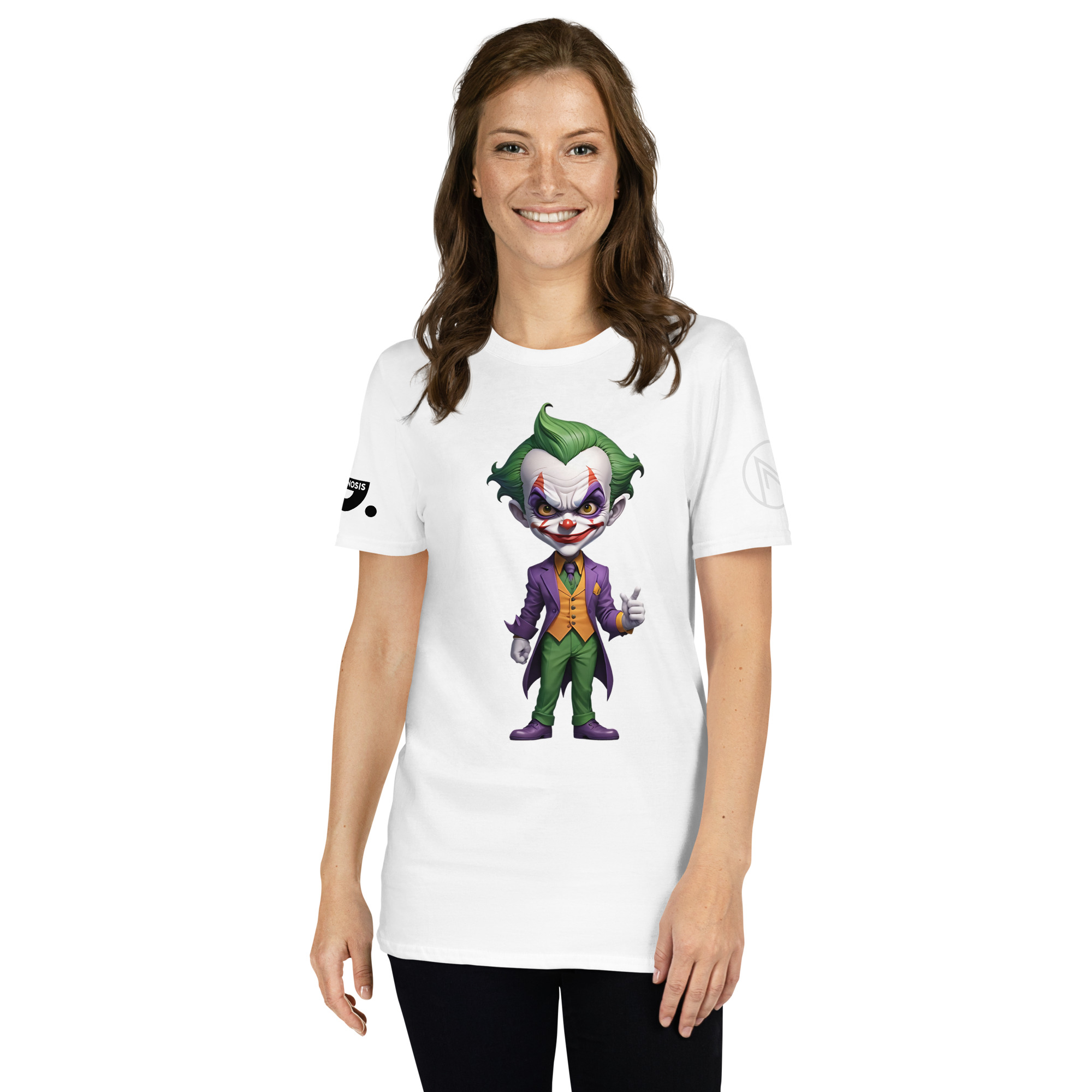 Halloween "Joker" A01: Short-Sleeve Unisex T-Shirt - Image 13