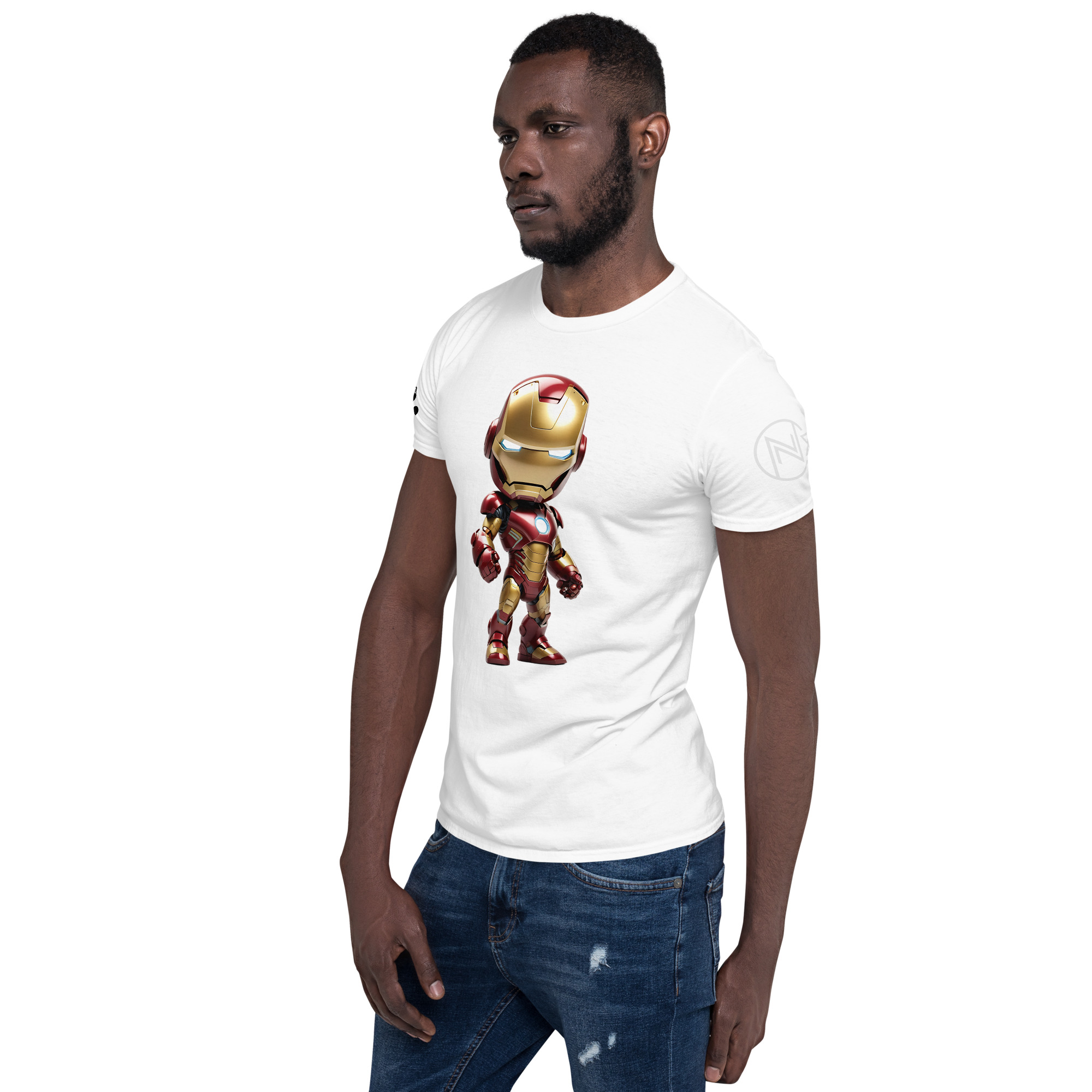 Halloween "IronMan" A01: Short-Sleeve Unisex T-Shirt - Image 15
