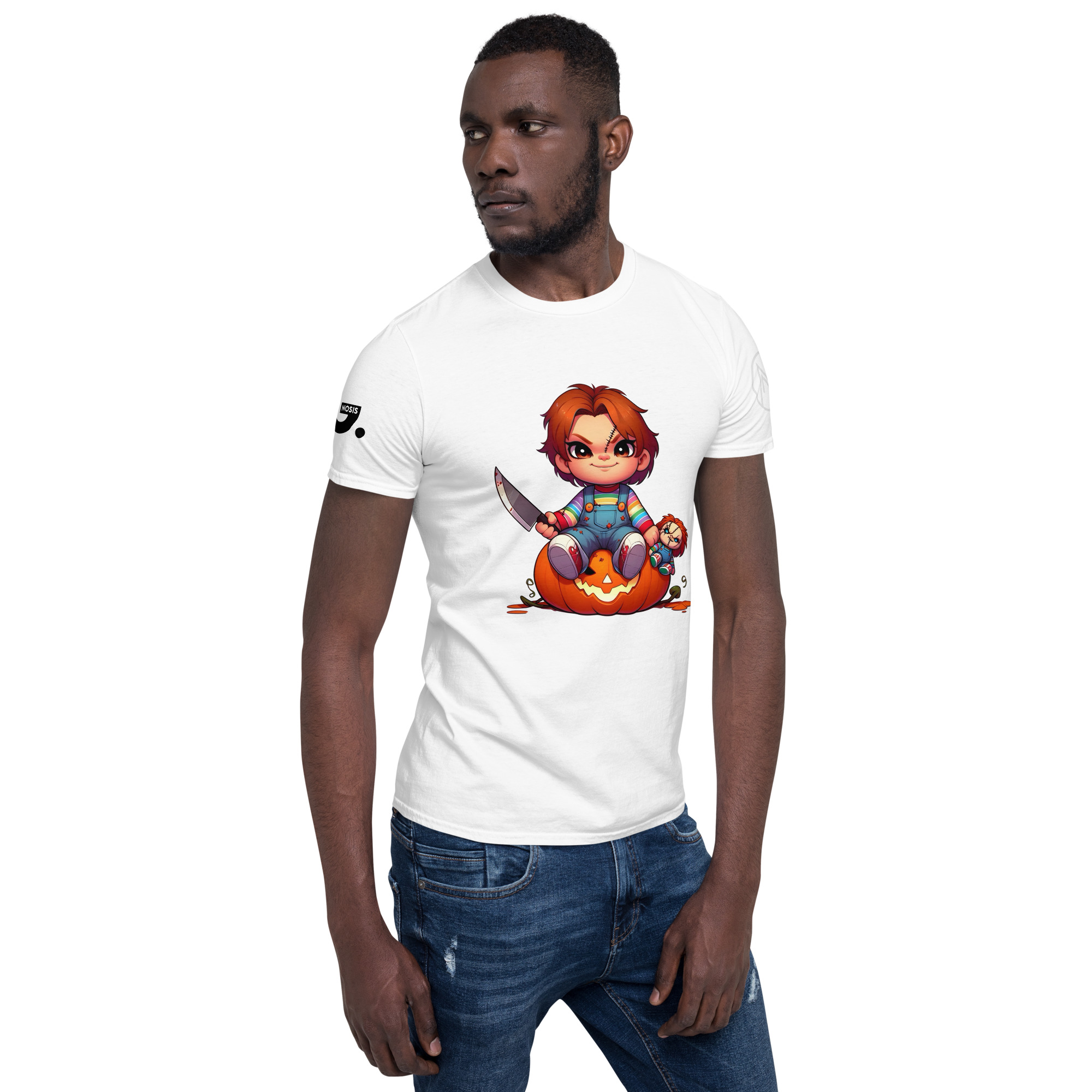 Halloween "Chucky" A01: Short-Sleeve Unisex T-Shirt - Image 14