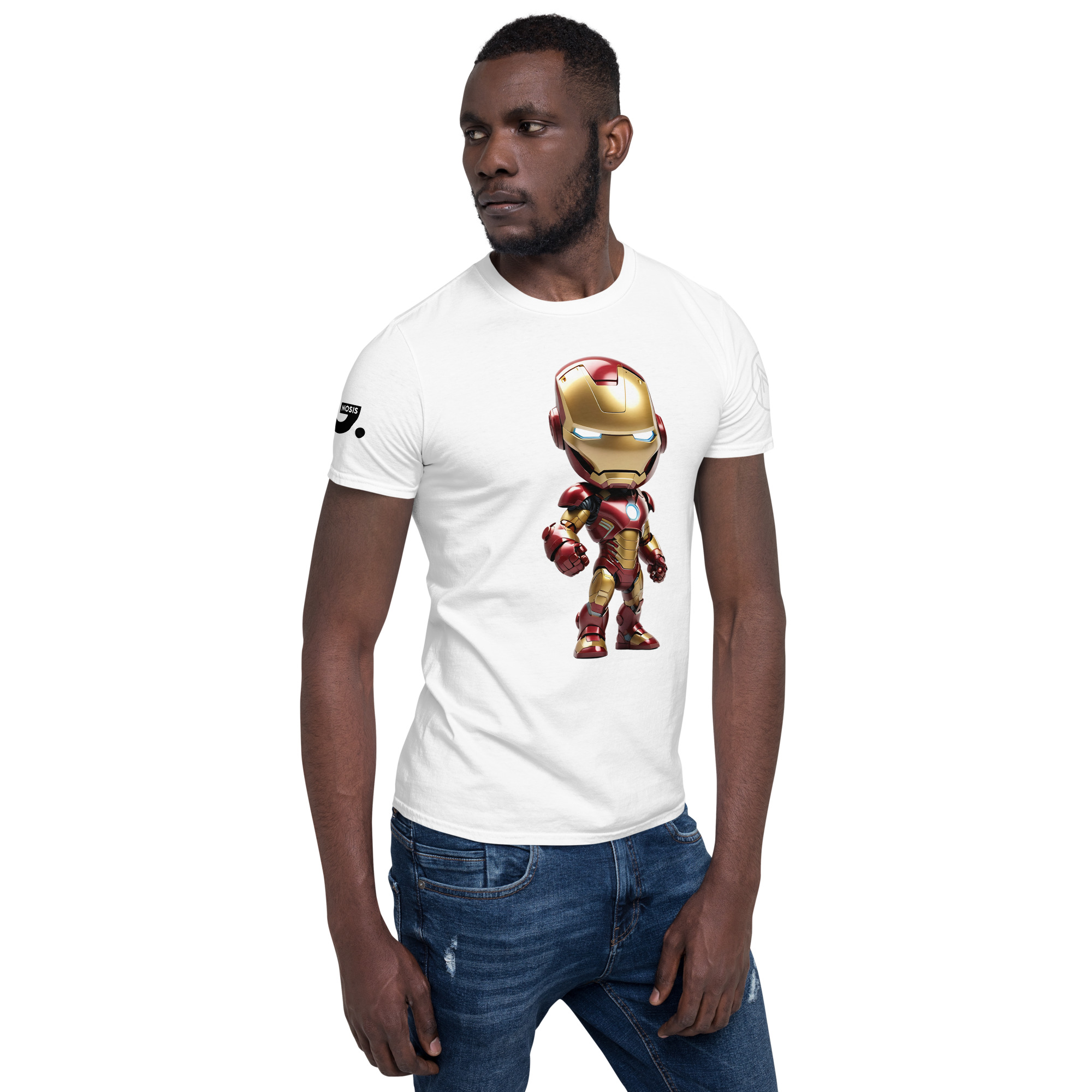 Halloween "IronMan" A01: Short-Sleeve Unisex T-Shirt - Image 14
