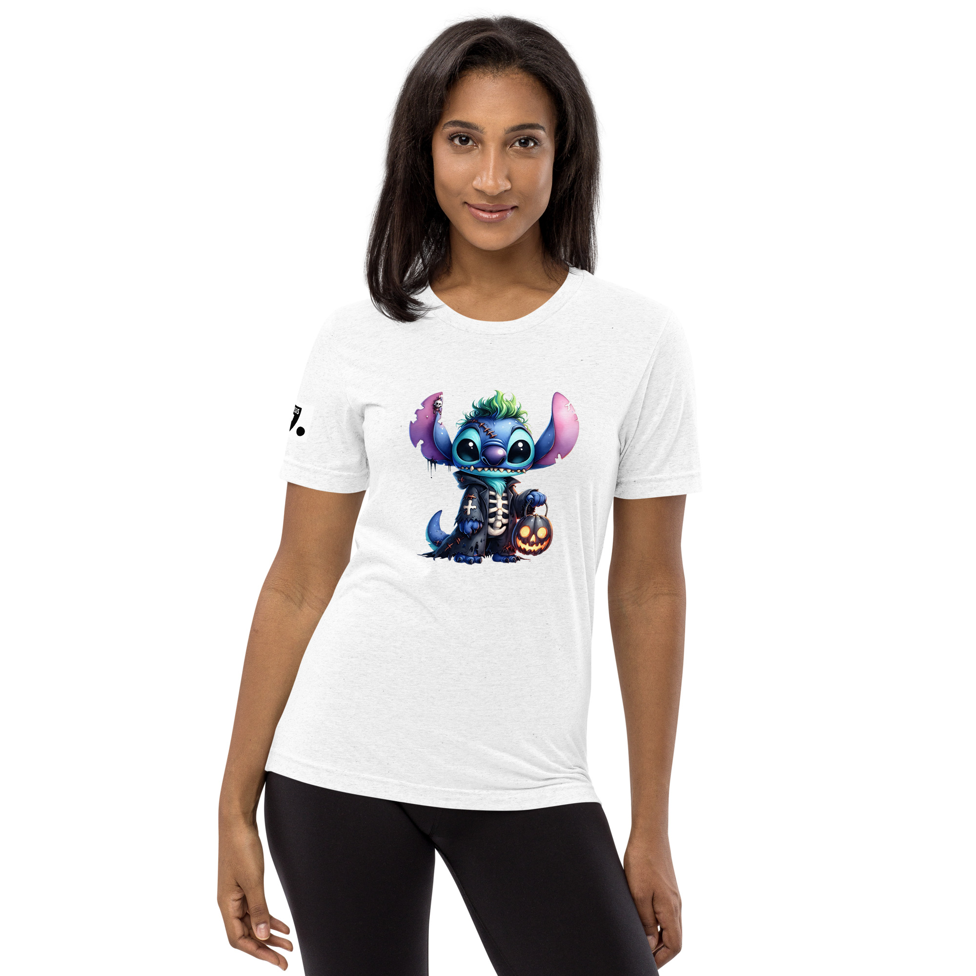 Halloween Stitch A01: Short sleeve t-shirt - Image 5