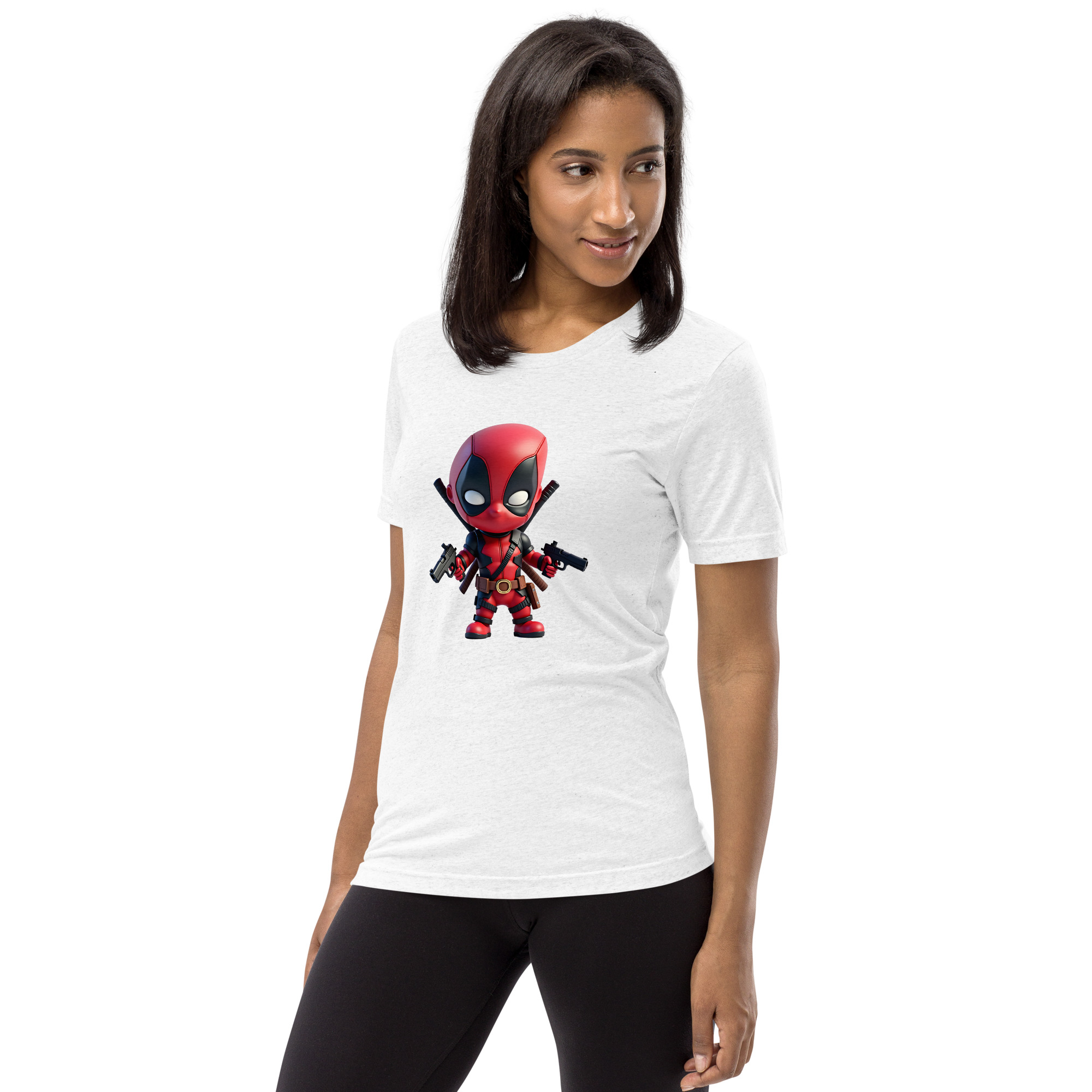 Chibi DeadPool 2 Guns A01: Short sleeve t-shirt - Image 6