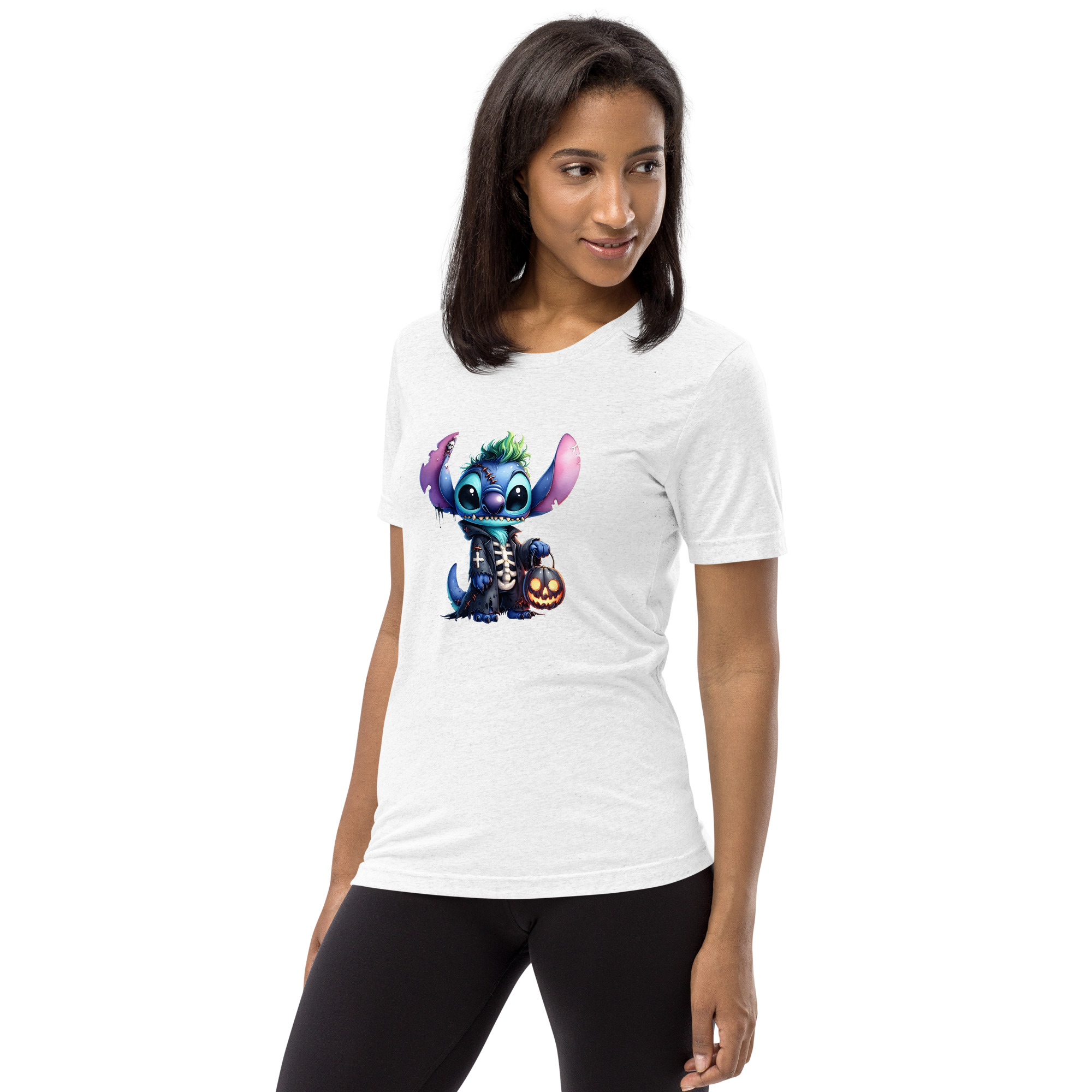 Halloween Stitch A01: Short sleeve t-shirt - Image 6