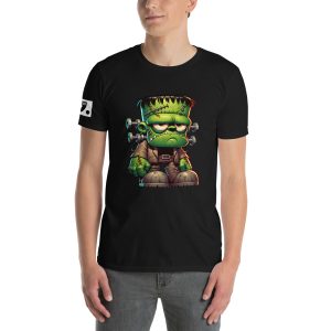 Halloween Grumpy Frankenstein A01: Short-Sleeve Unisex T-Shirt