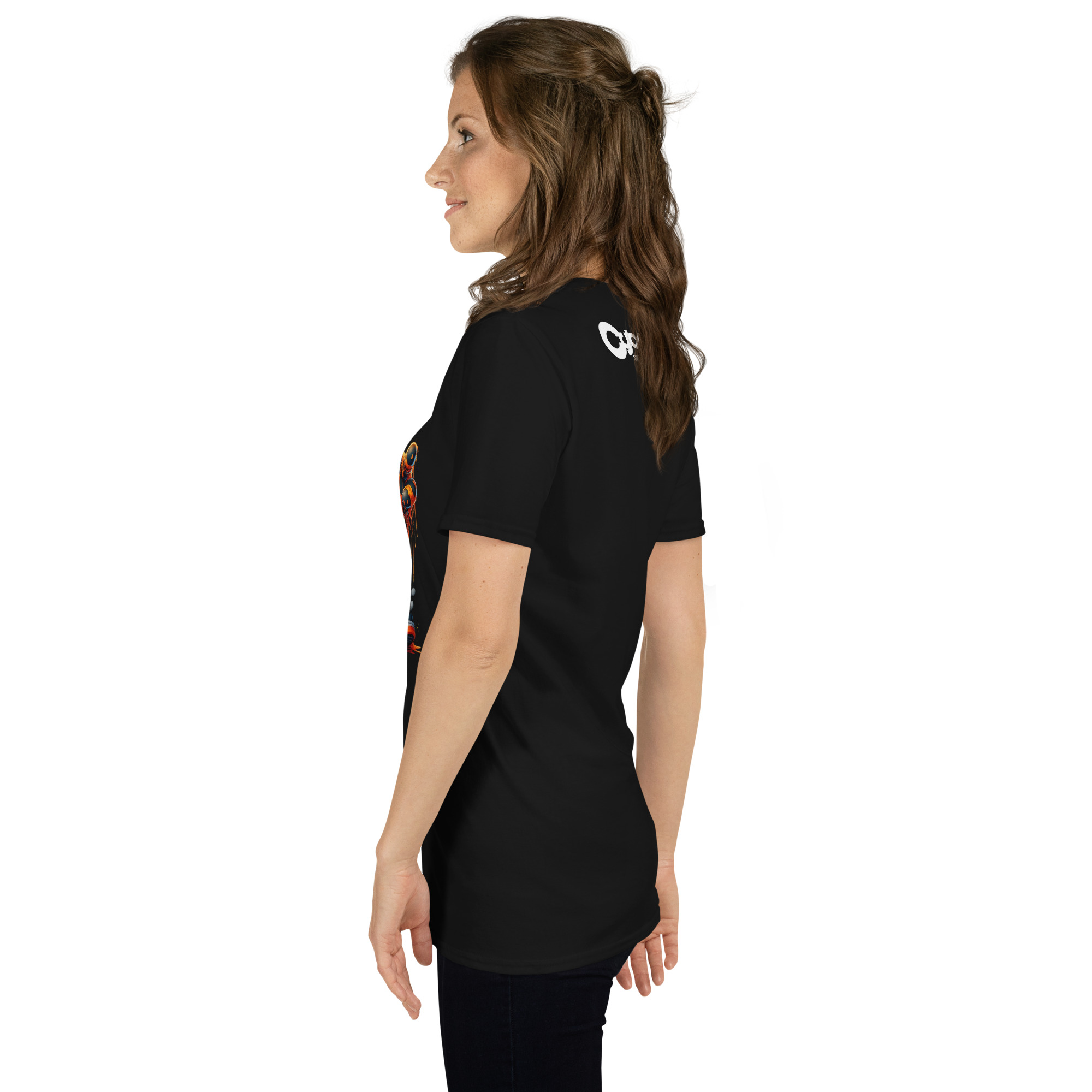 Halloween Bear Swag A01: Short-Sleeve Unisex T-Shirt - Image 3