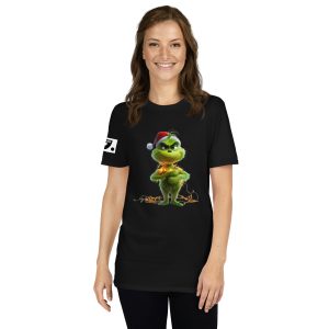 Grinch in Xmas lights A01: Short-Sleeve Unisex T-Shirt