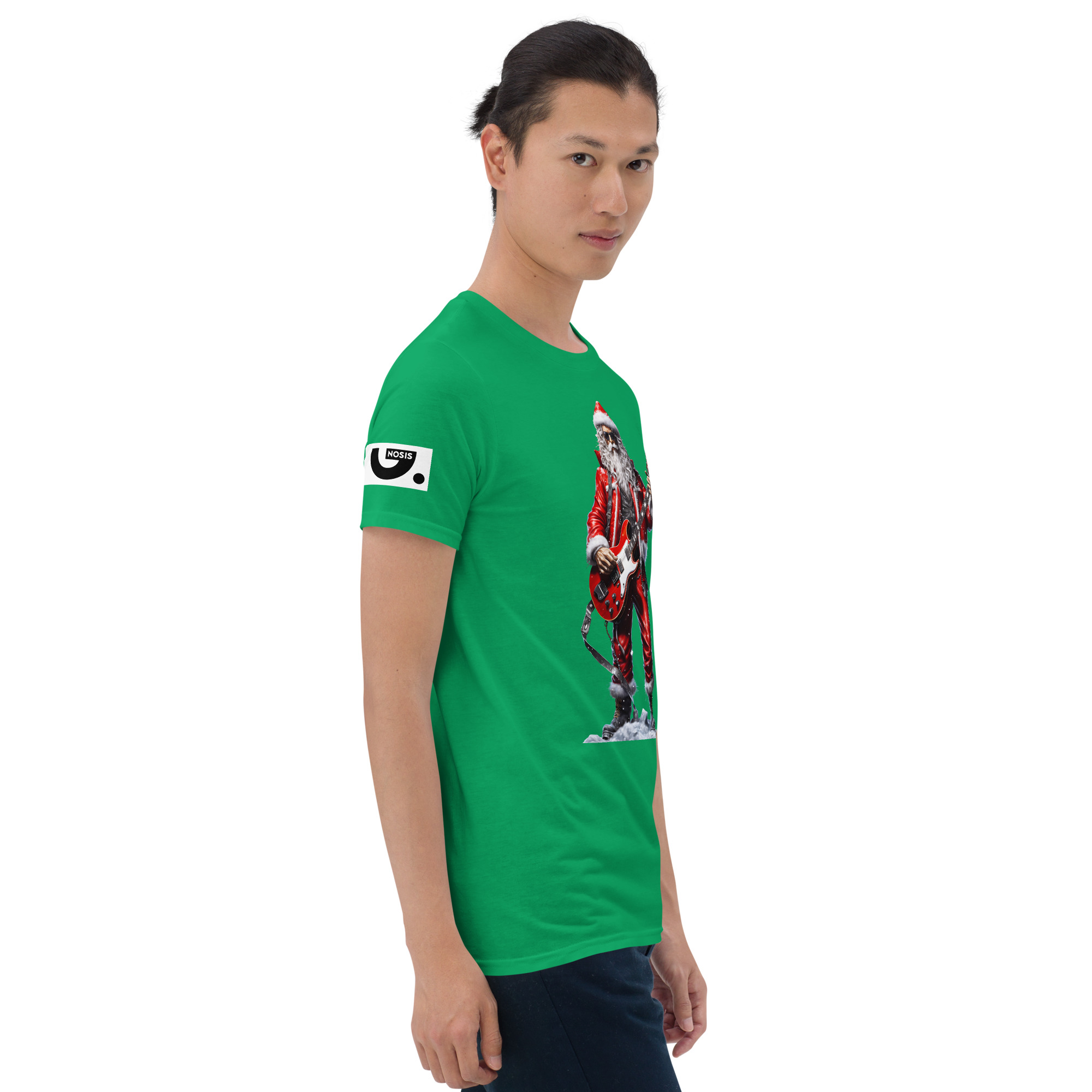 Santa Rock Star A01: Short-Sleeve Unisex T-Shirt - Image 18