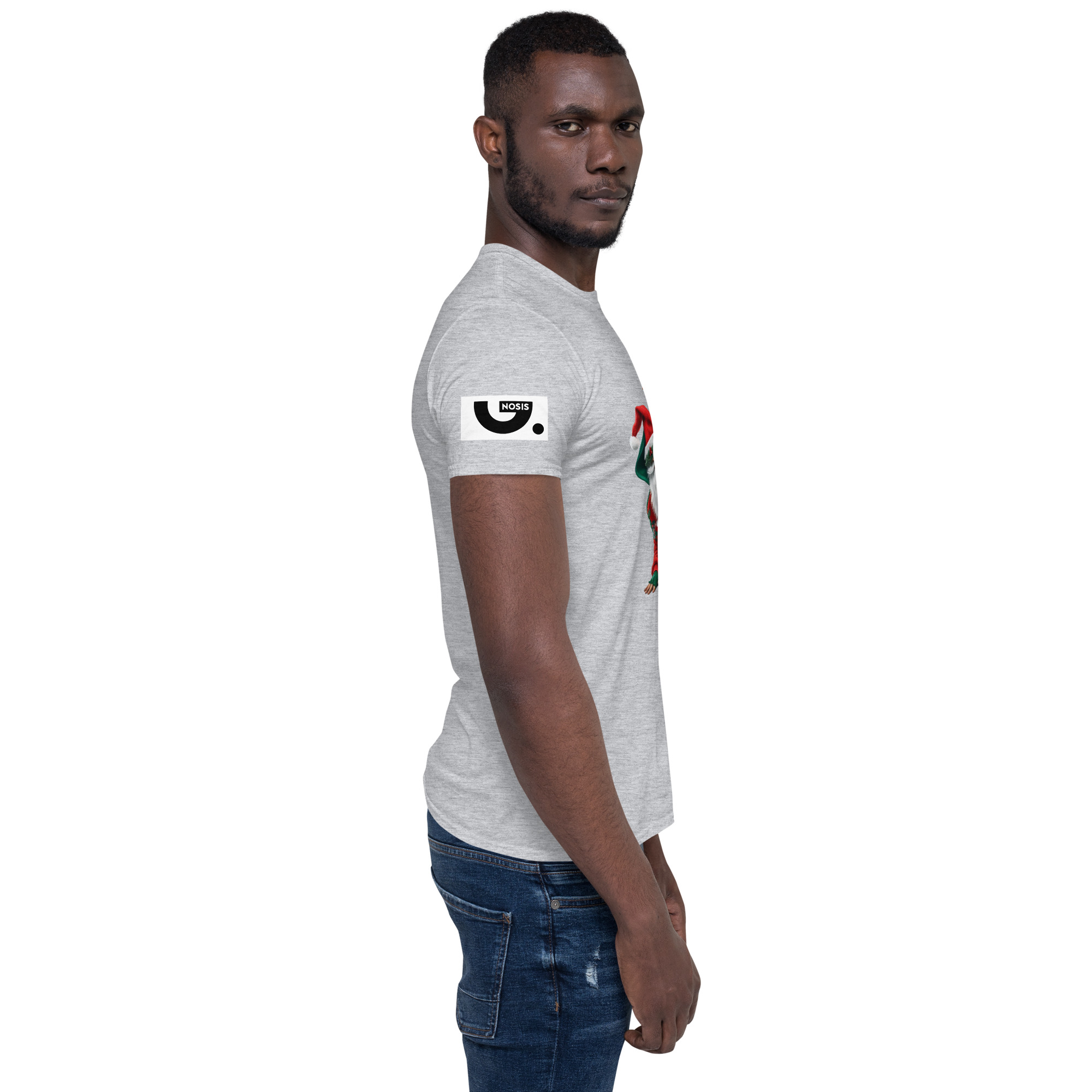 Hip-Hop Santa A01: Short-Sleeve Unisex T-Shirt - Image 24